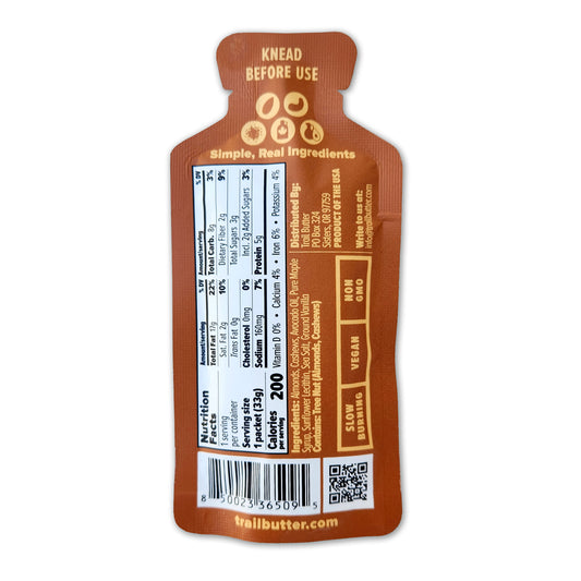 Trail Butter - Maple Syrup & Sea Salt Almond Cashew