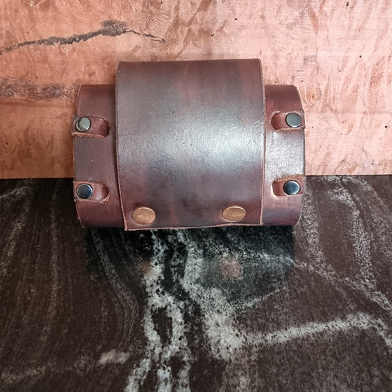 Leather Pouch, Ammo, Genuine Leather, Hand-made