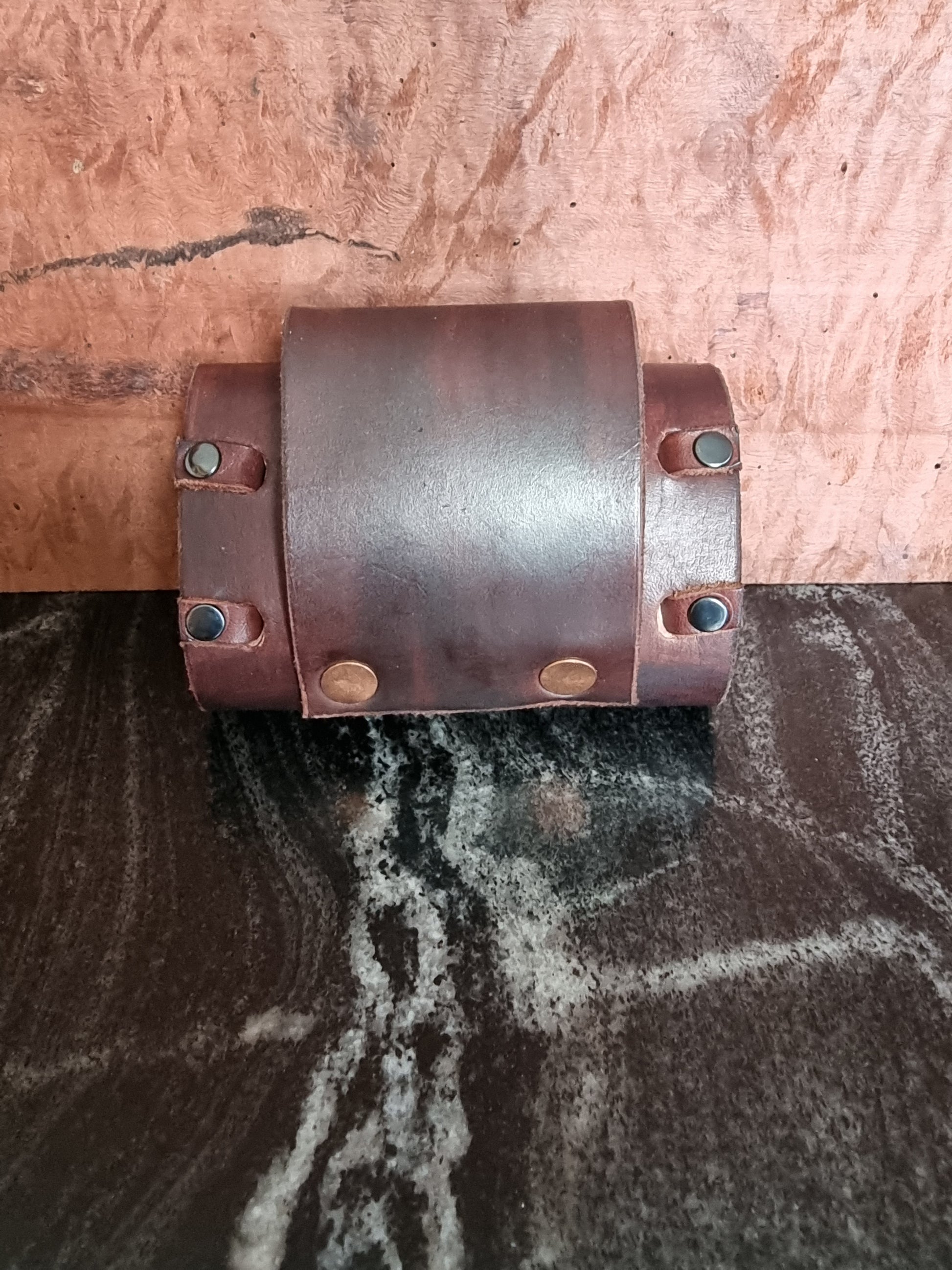 Leather Pouch, Ammo, Genuine Leather, Hand-made