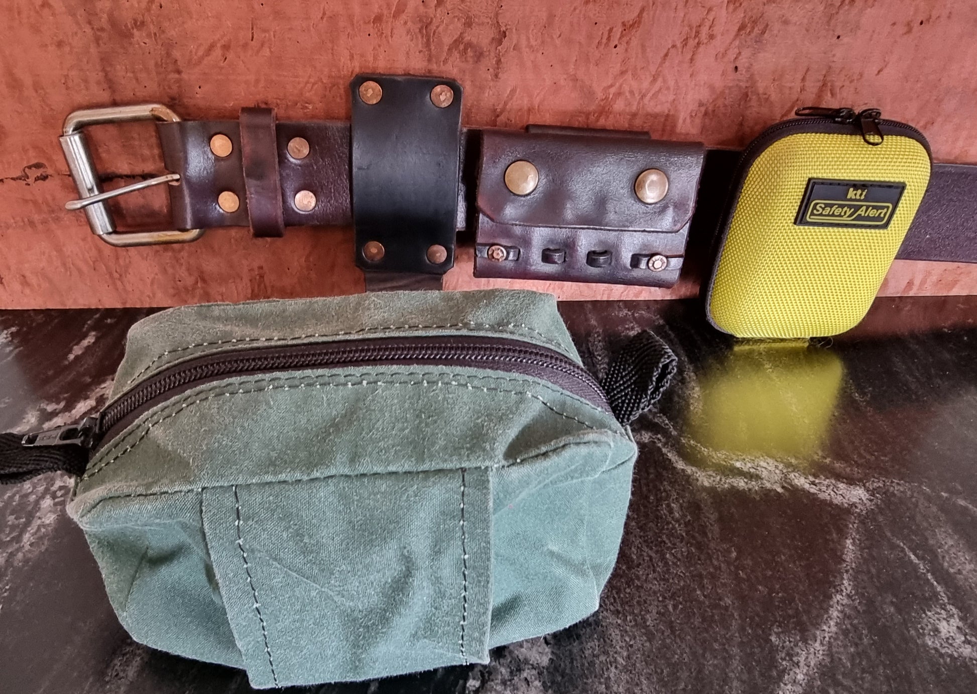 Leather Pouch, Ammo, Genuine Leather, Hand-made