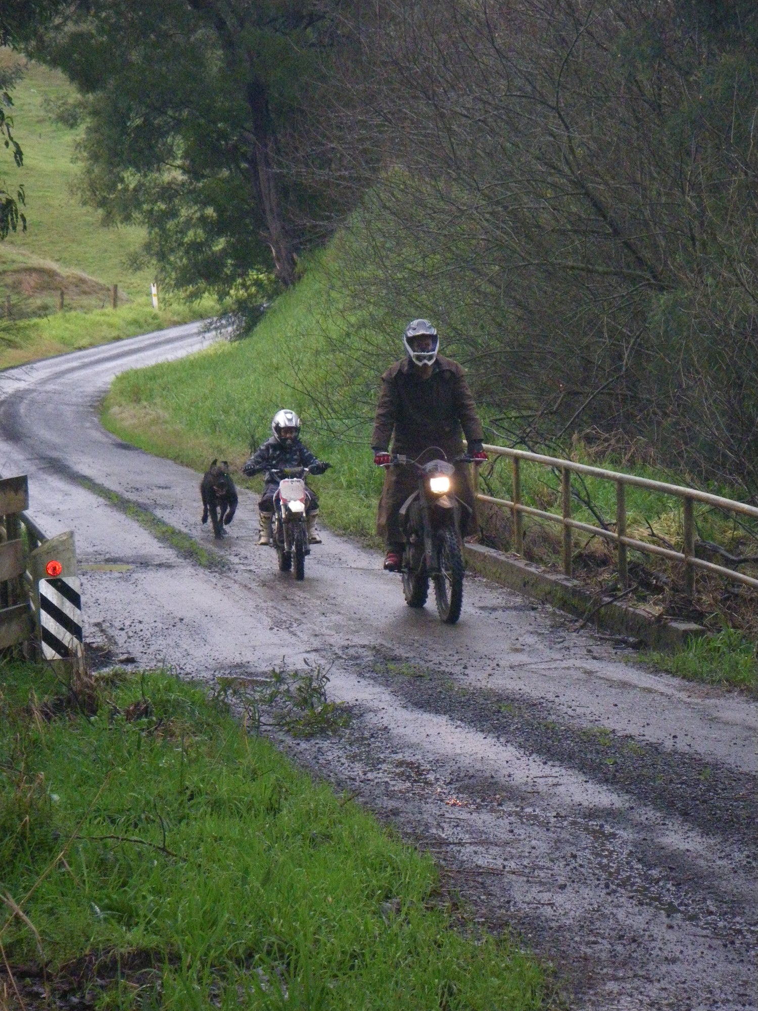 Me Callum & Zeus out for a ride around the farm