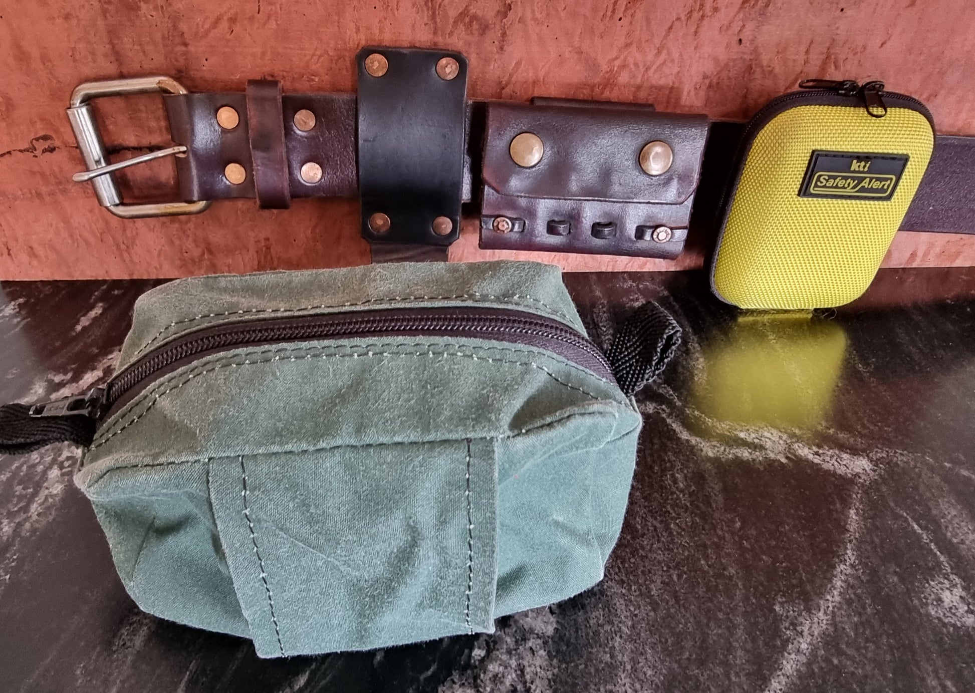 Leather Pouch, Ammo, Genuine Leather, Hand-made